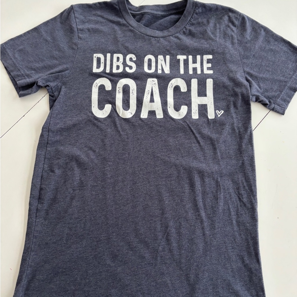 Blue softball/ baseball  Graphic Tee